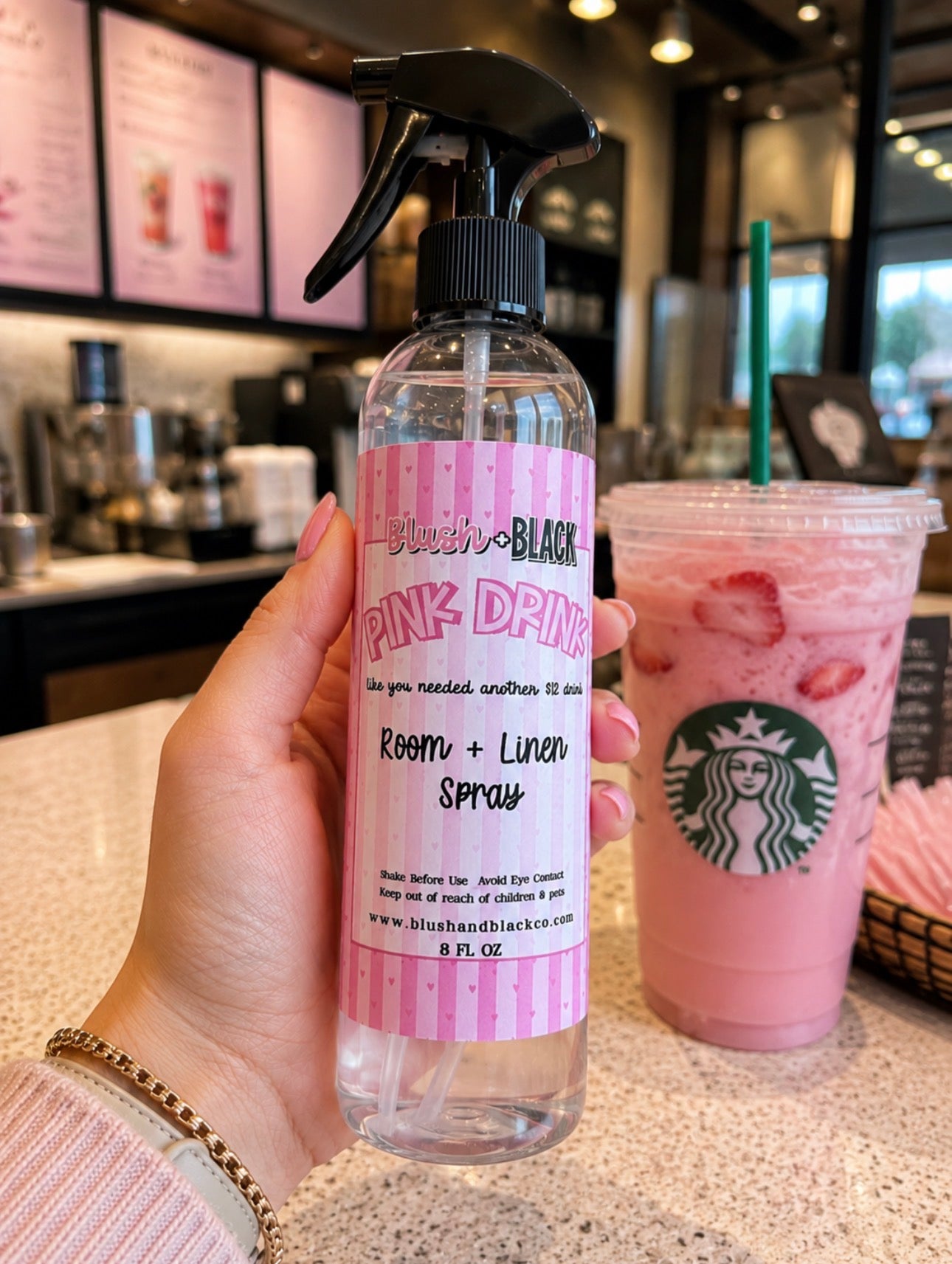 Pink Drink Room & Linen Spray