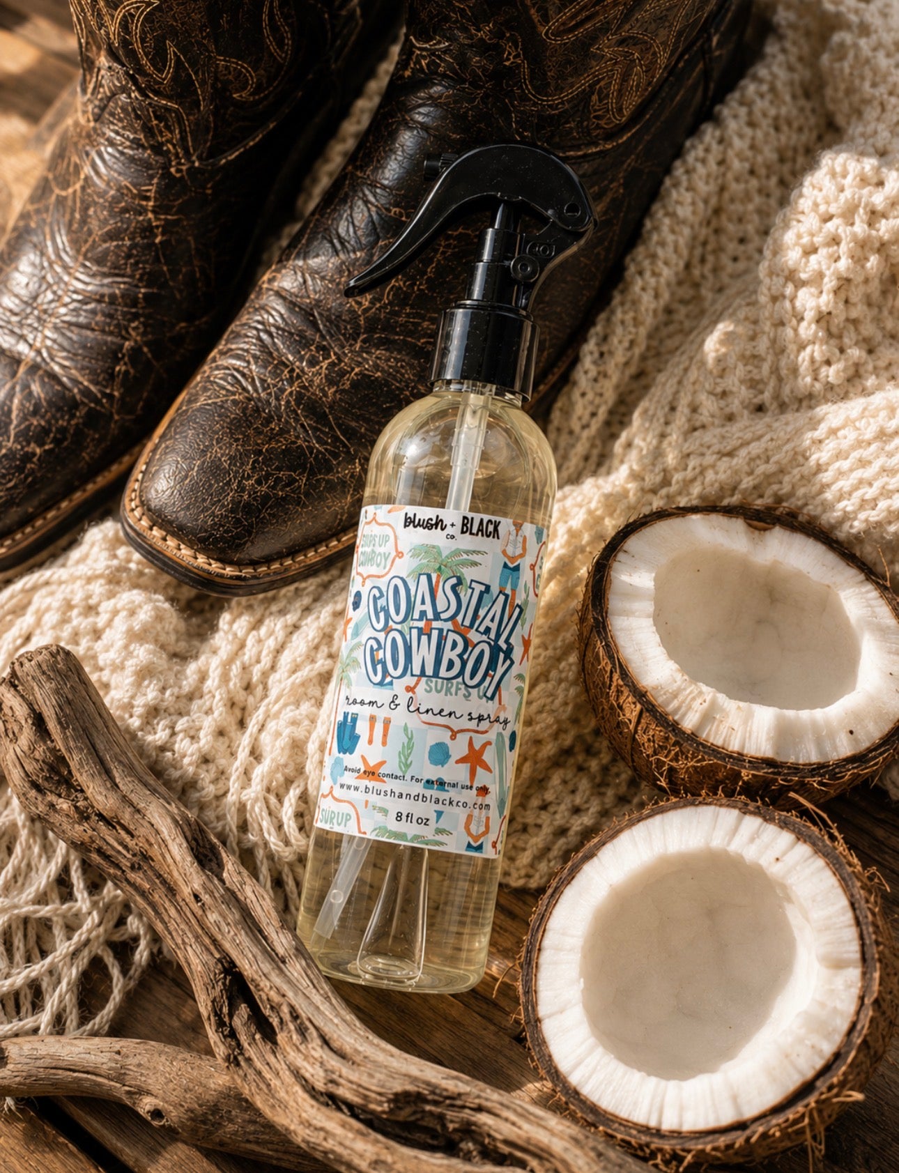 Coastal Cowboy Room + Linen Spray