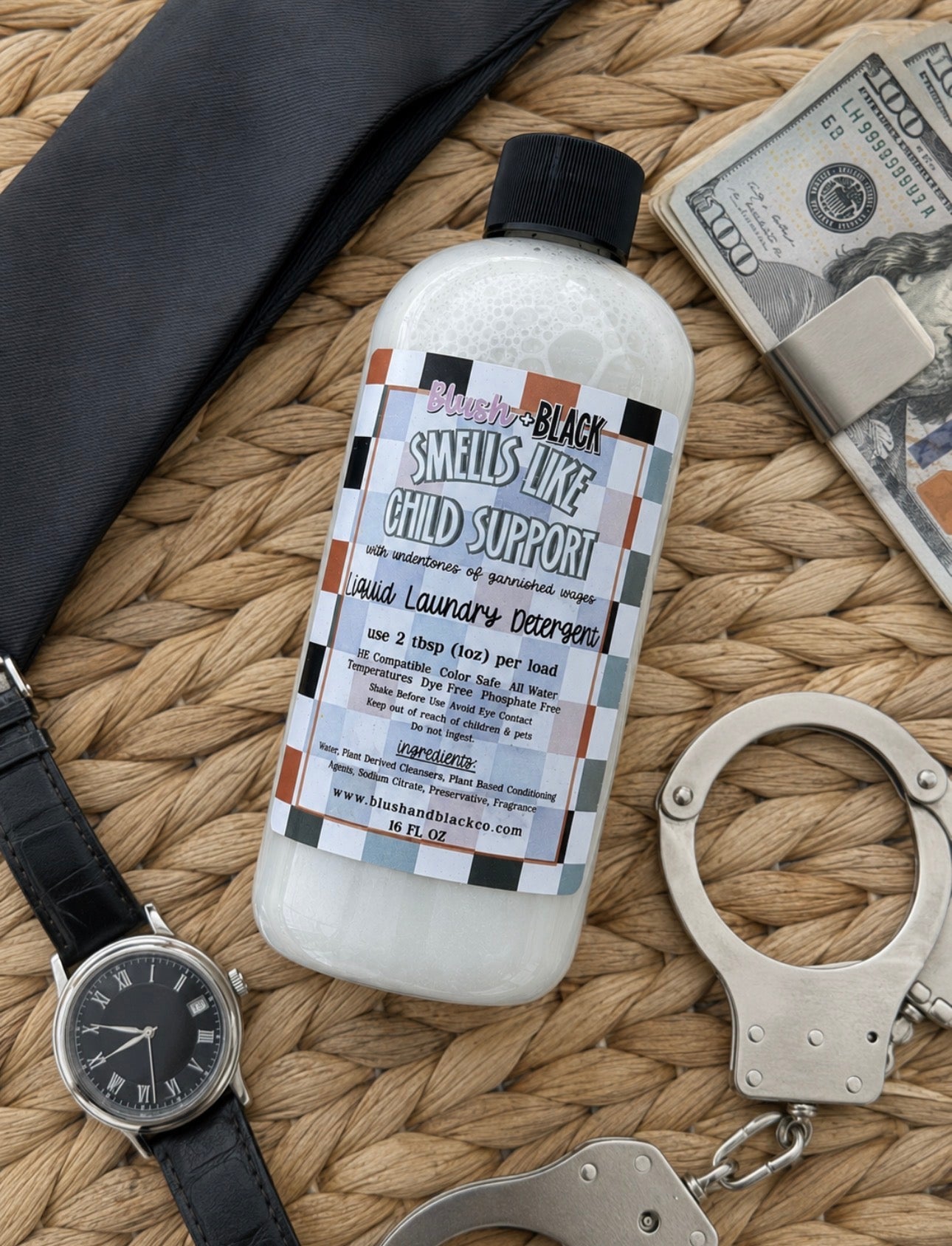 Smells like child support liquid laundry