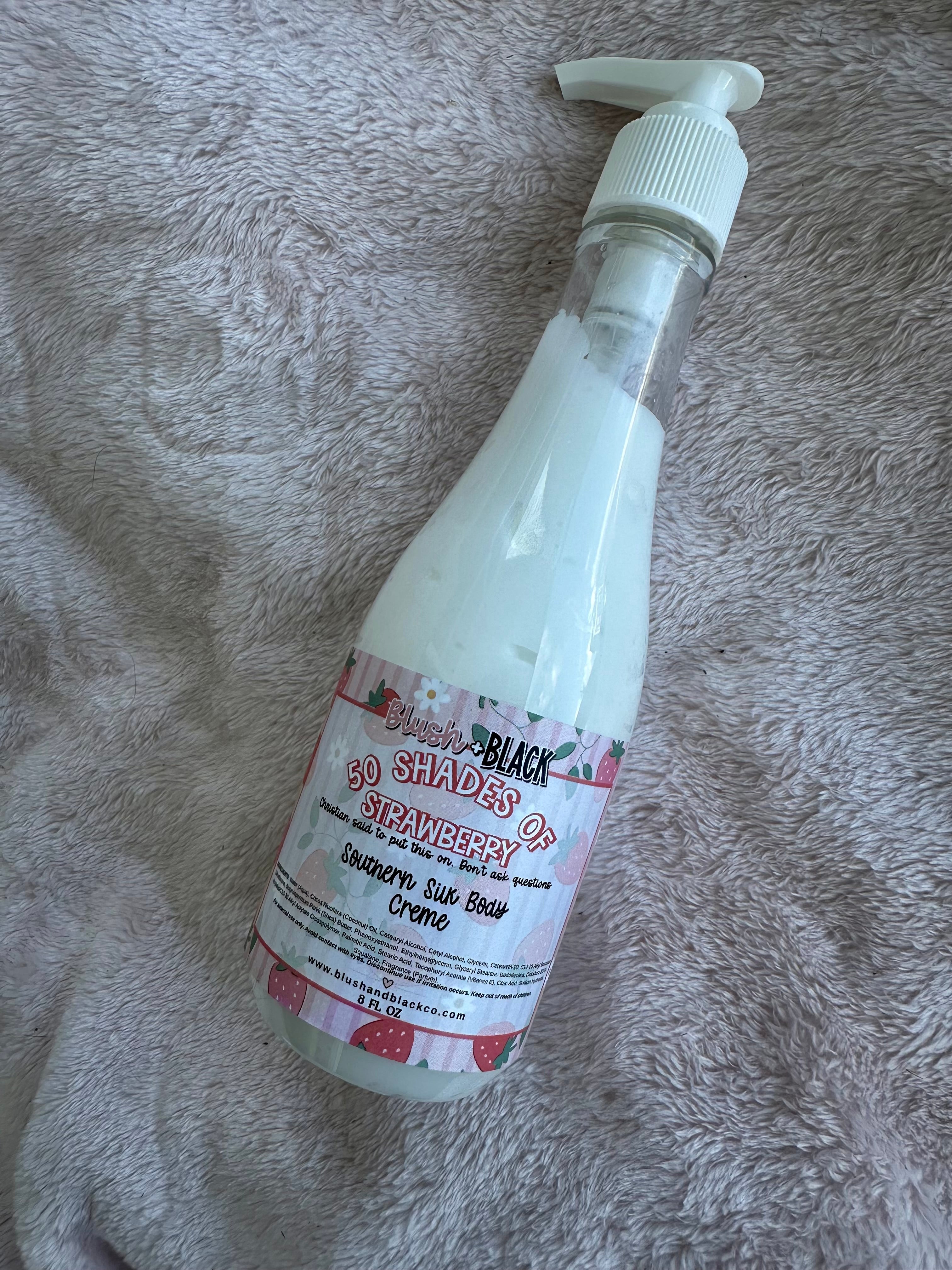 50 Shades of Strawberry Southern Silk Body Créme