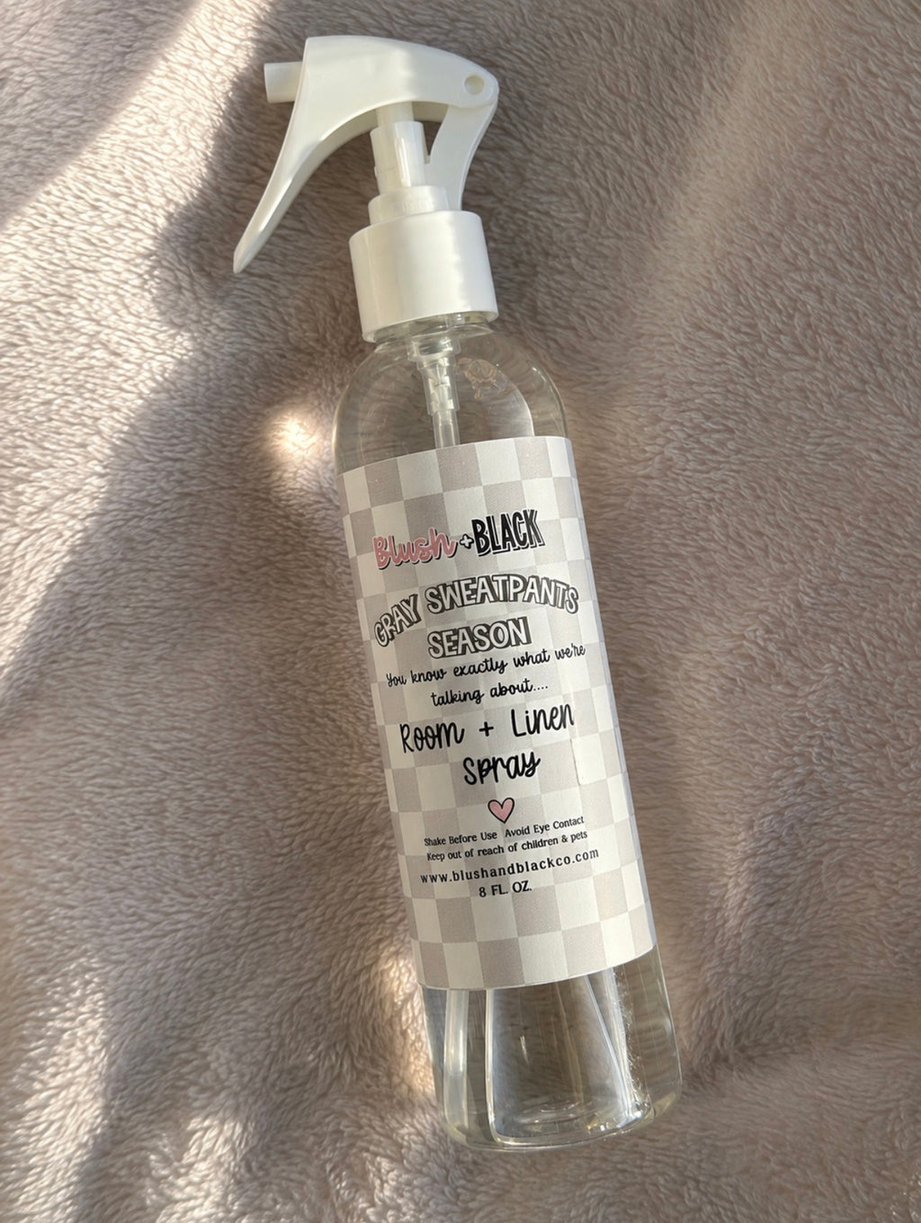 Gray Sweatpants Season Room + Linen Spray