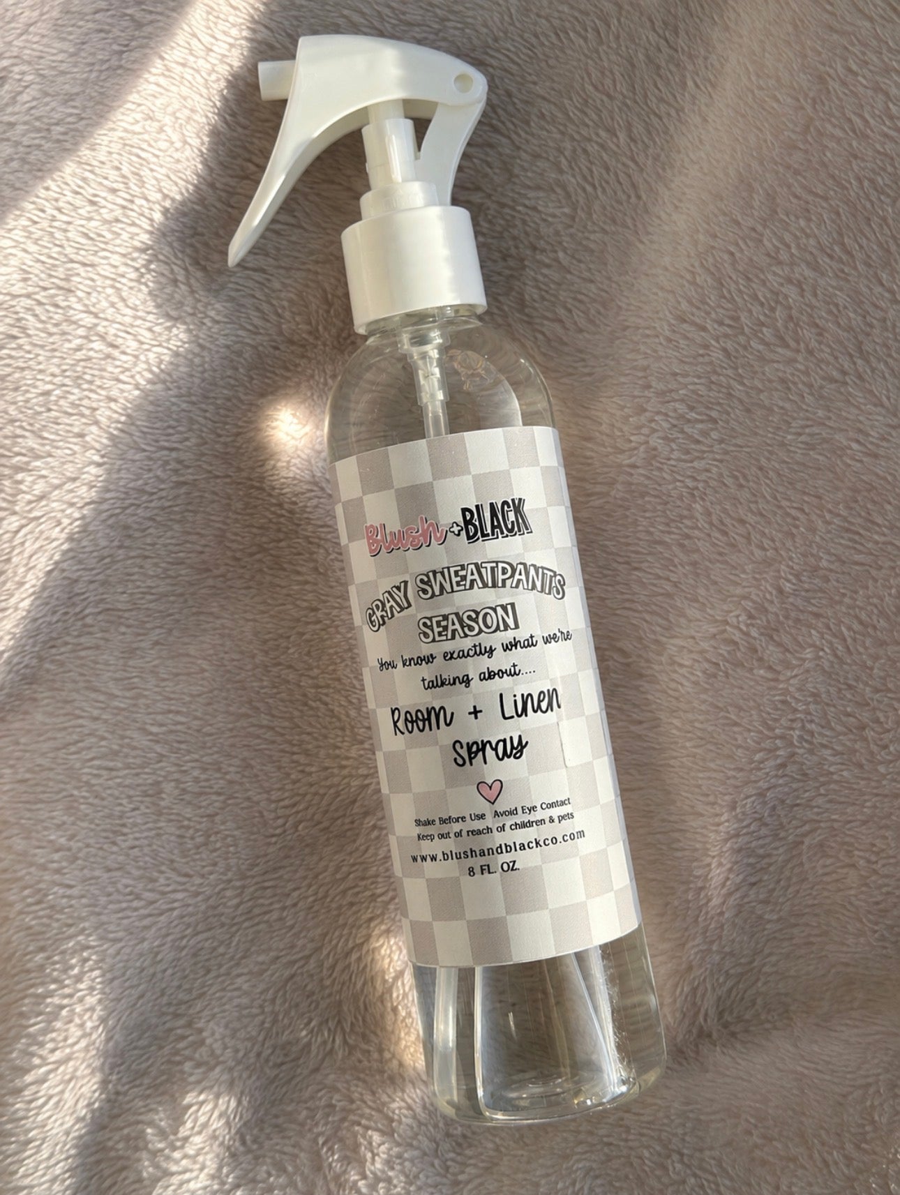 Gray Sweatpants Season Room + Linen Spray