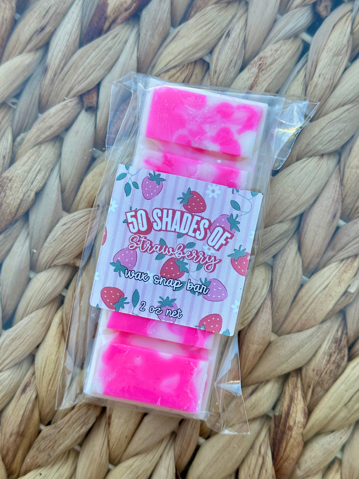 50 Shades of strawberry snap bar