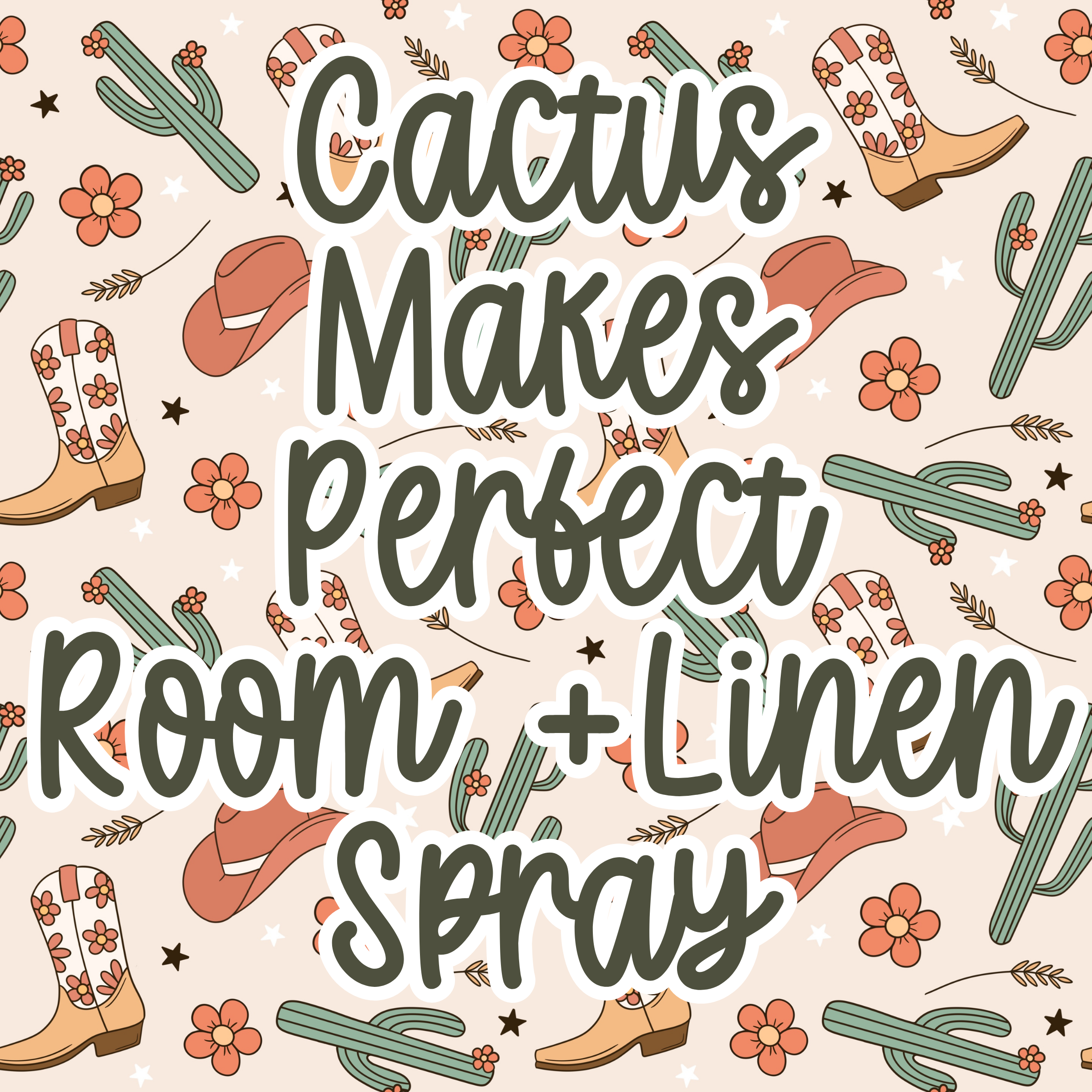 Cactus Makes Perfect Room + Linen Spray