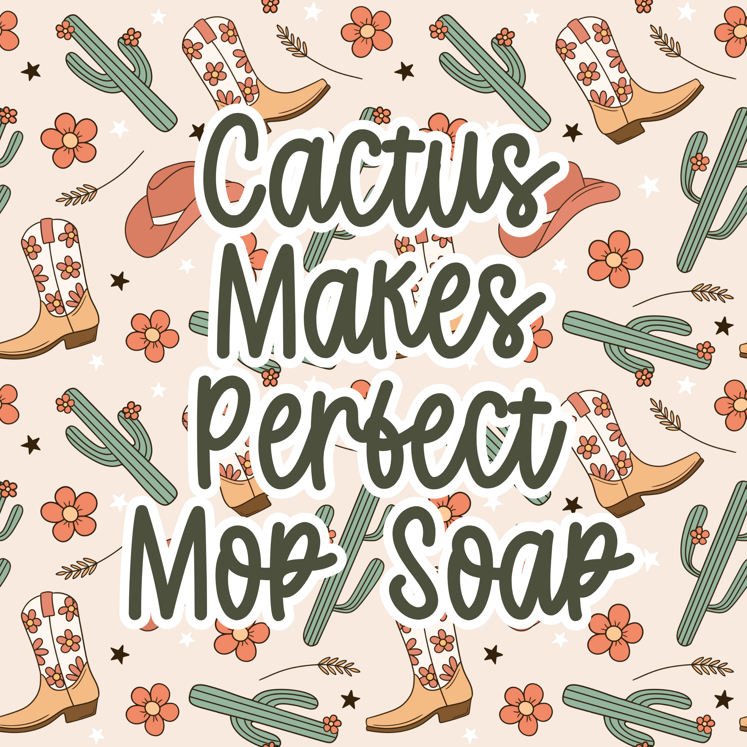 Cactus Makes Perfect Mop Soap