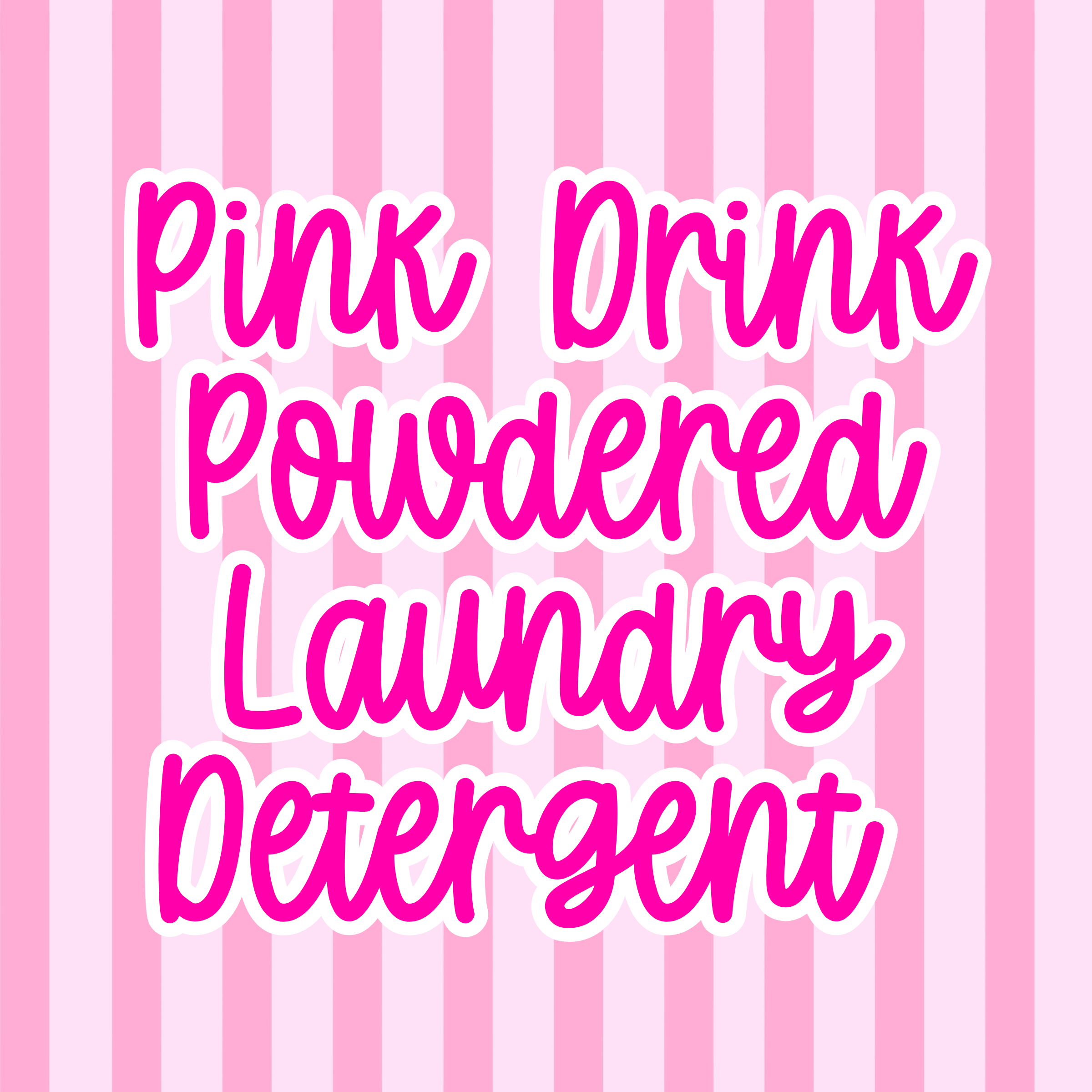 Pink Drink Powdered Laundry Detergent